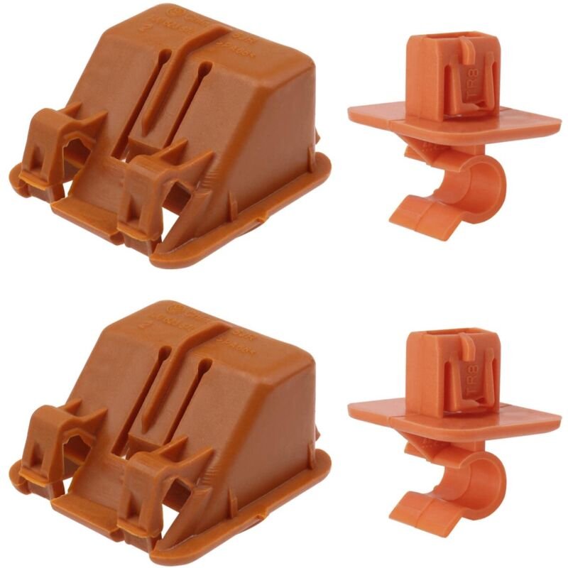 2er-Set Motorhaubenstangenclip, Kunststoff-Haubenhalterung 1U0823570A, Haubenstützstangenbefestigung, kompatibel mit Fab...