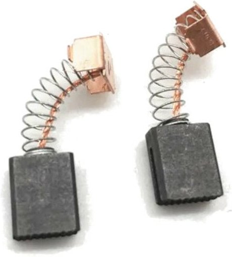Trade-shop - 2x Kohlebürsten Motorkohlen Schleifkohlen 6 x 10 x 12/13mm kompatibel mit Interskol 125/900, dwt WS-08-125 ...