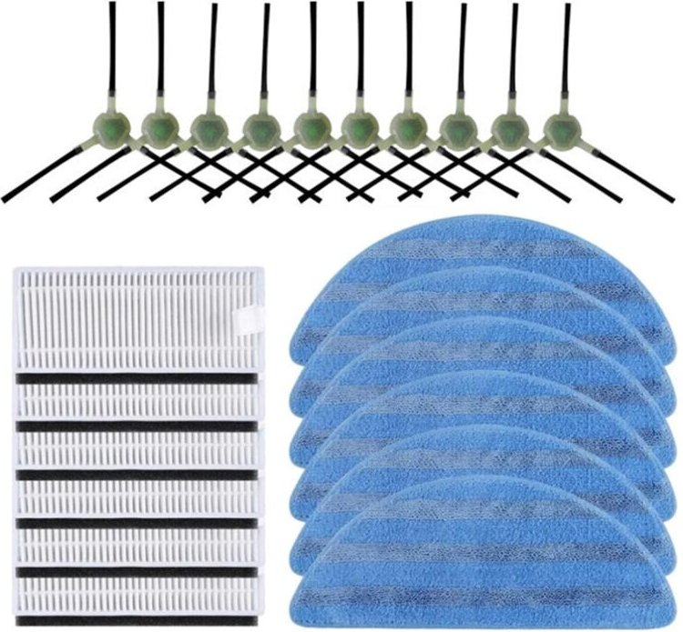 Für Roboterstaubsauger Mopp-Pads HEPA-Filter Seitenbürsten