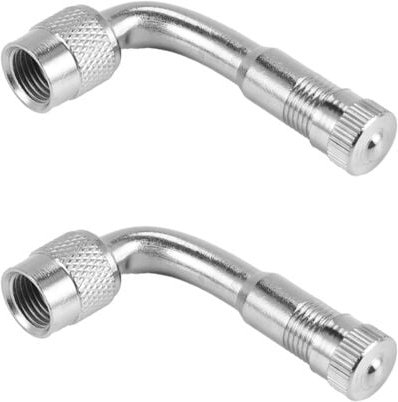 2 Reifenventilverlängerungsadapter Motorrad Auto Vorbau Extender 90 Grad