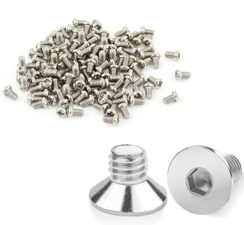 Bluedeer - 100 Stück M5x10 mm Senkkopfschrauben – Edelstahl – Innensechskant