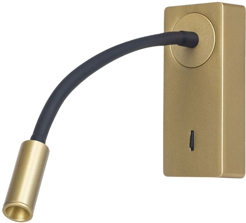 Mine Leseleuchte in Goldfarbe mit warmweißem Licht 3000K