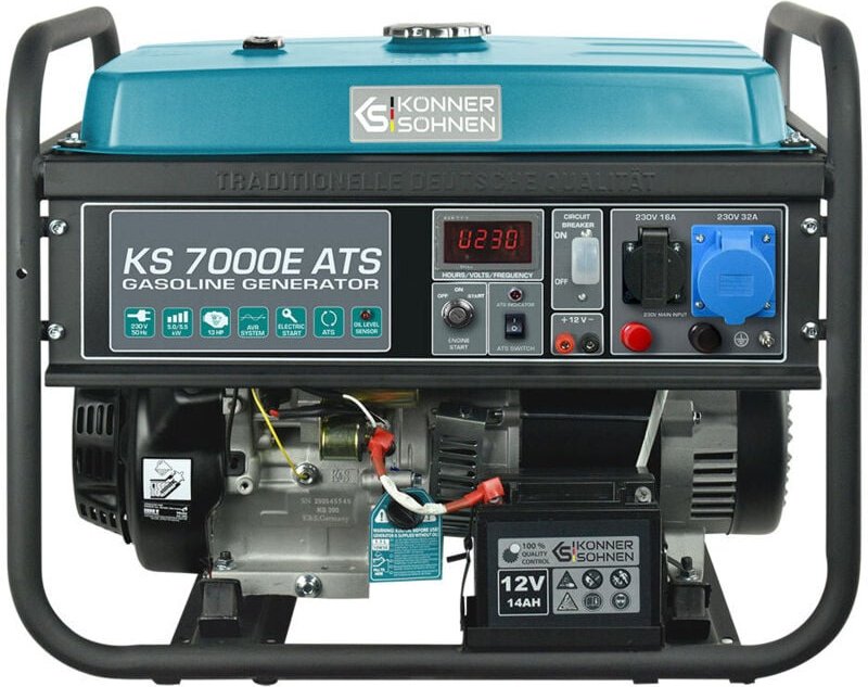Könner&söhnen - KS7000E ats Stromerzeuger Strom generator Benzin Notstromaggregat 5.5 kW