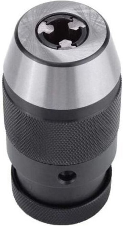 Hochleistungs-Bohrfutter, 0–13 mm, 1/2 B16 Schnellspannbohrfutter aus Stahl für elektrische Drehmaschinen Mumu