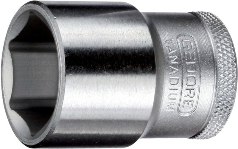 Steckschlüsseleinsatz 19 1/2 ″ 6-kant Schlüsselweite 27 mm Länge 41,5 mm