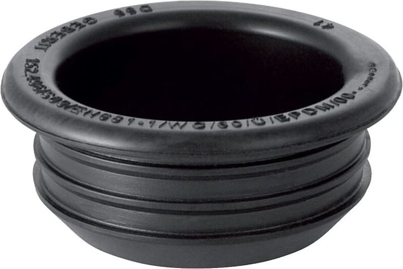 Manschette, d 50mm, d1 58mm, schwarz - Geberit
