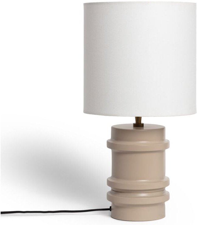 Efectoled - led Tischleuchte aus Metall Bobey Beige