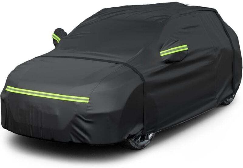 460 x 185 x 170 cm, vollständige Abdeckung, Sonne, uv, Schnee, staubdicht, Schutzhülle, Kabinenseitenöffnung, Schwarz