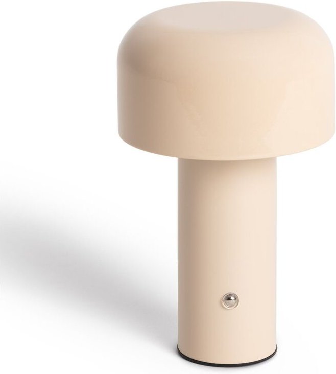 Ledkia - led Tischlampe 2W Tragbar Metall mit wiederaufladbarem USB-Akku Zaipi Beige