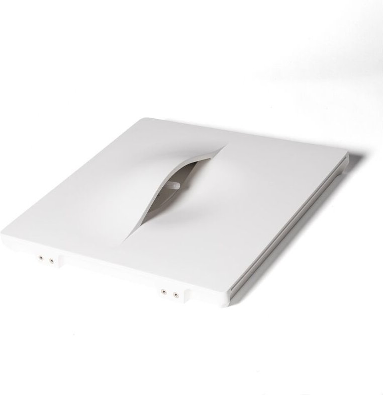 Efectoled - Wandleuchte Pladur-/Gipseinbau für G9 LED-Glühbirnen Schnitt 403x403 mm Weiß