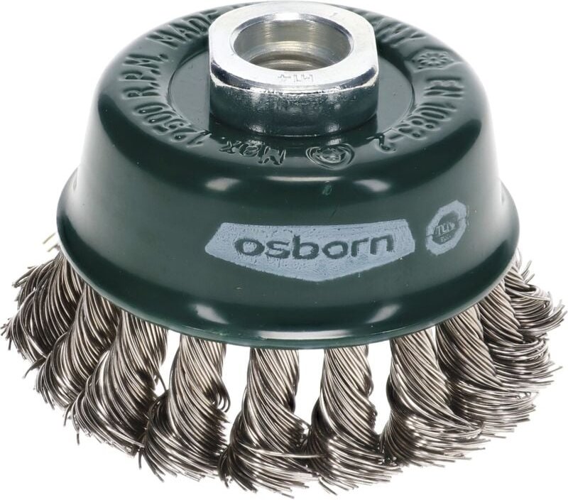 Drahtbürste für Winkelschleifer ø 65mm für Winkelschleifer Topfbürste mit Xtreme Spezialdraht - rostfreie Stahldrahtbürs...