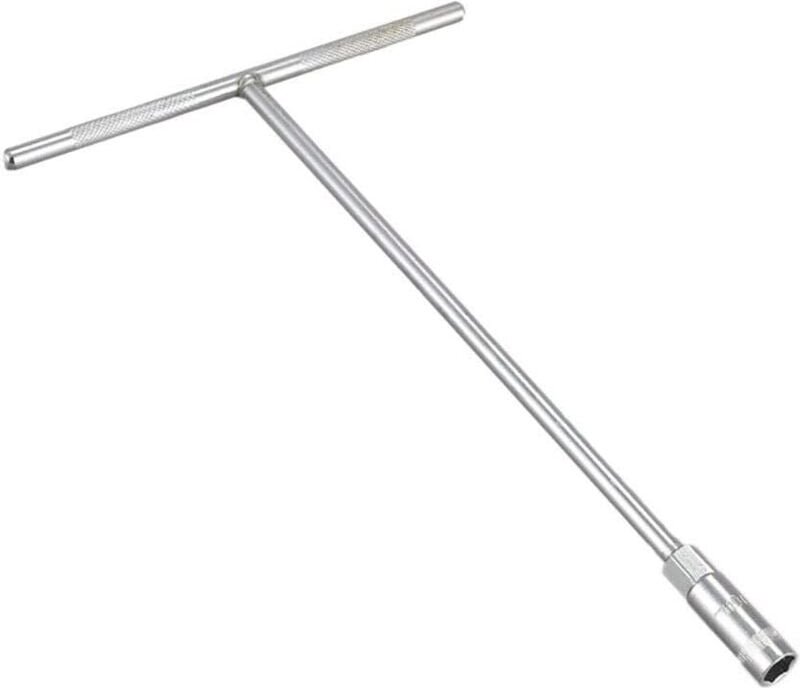 Memkey - 1 senrise langer Steckschlüssel 13 mm Sechskant T-Form, silber