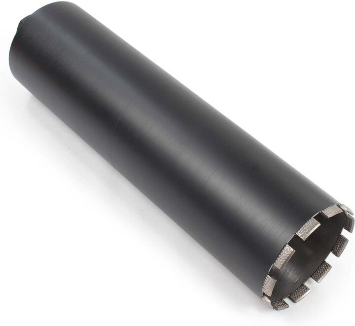 Diamantbohrkrone Typ 2 (Mesh) ø 127 mm, Bohrkrone 450 mm, 1¼ unc Nassbohrkrone, Diamantbohrer für Beton, Stein, Granit -...