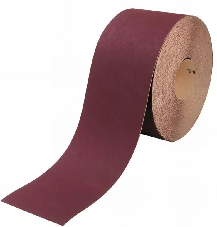 Schleifpapierrolle LEMAN Korund Braun für Holz und Metall Körnung 120 120 mm x 25 m - 8212012