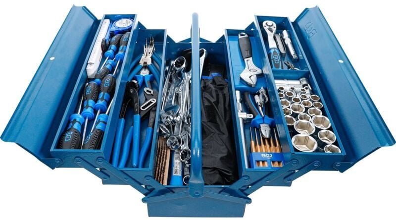 BGS 3340 Metall-Werkzeugkasten mit Werkzeug 137tlg