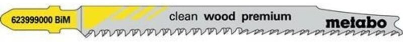 Metabo - 5 St. Stichsägeblätter,Holz,profess. 93/ 2,2 mm (623999000) t 308 bf