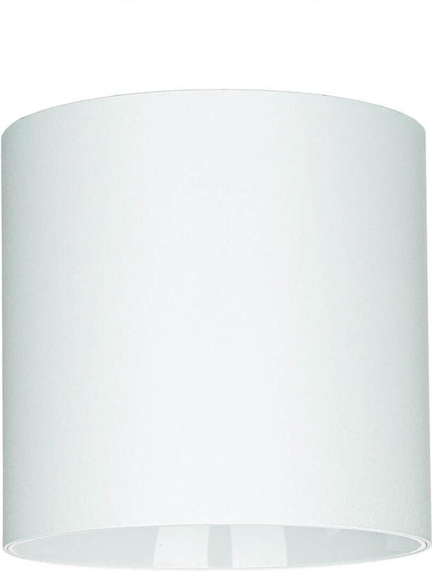 Licht-erlebnisse - Aufbauspot rund in Weiß GU10 Ø12,7cm Deckenlampe