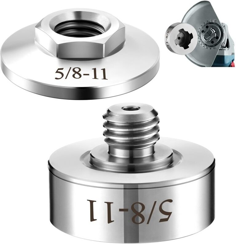 Schleifer-Verriegelung für 5/8''-11-Gewinde, kompatibel mit XLOCK-Winkelschleifer-Schneidklinge, Diamantbohrer-Adapter a...