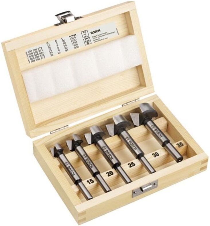 Zubehör - Forstnerbohrer-Set, 5-teilig 2607018395 - Bosch
