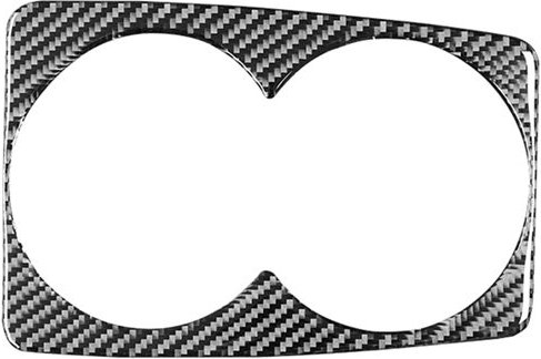 Tlily - GeträNkehalter-Rahmenverkleidung, Dekoration, Weiche Kohlefaser für 3 Axela 2017 2018, ZubehöR
