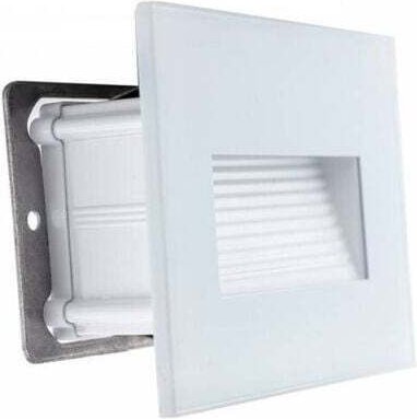 Ymyny - 4W led Einbaustrahler für 503 Gehäuse, 3000K/4000K, IP65 Glasrahmen - Warmweiß