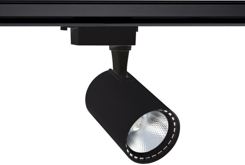 1-Phasenstromschiene LED-Strahler 30W Bron Schwarz 3000K Warmweiß