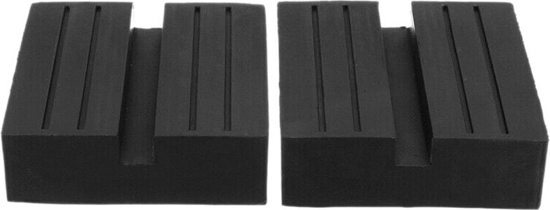 2Pcs Universal Auto Schlitz Lift Trolley Jack Disk Block Gummi Pad Schutz Adapter