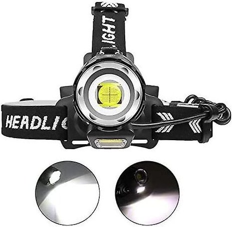 12000 Lumen wiederaufladbare LED-Stirnlampe, leistungsstarke XHP90-Stirnlampe, leistungsstarke Stirnlampe, zoombare Arbe...