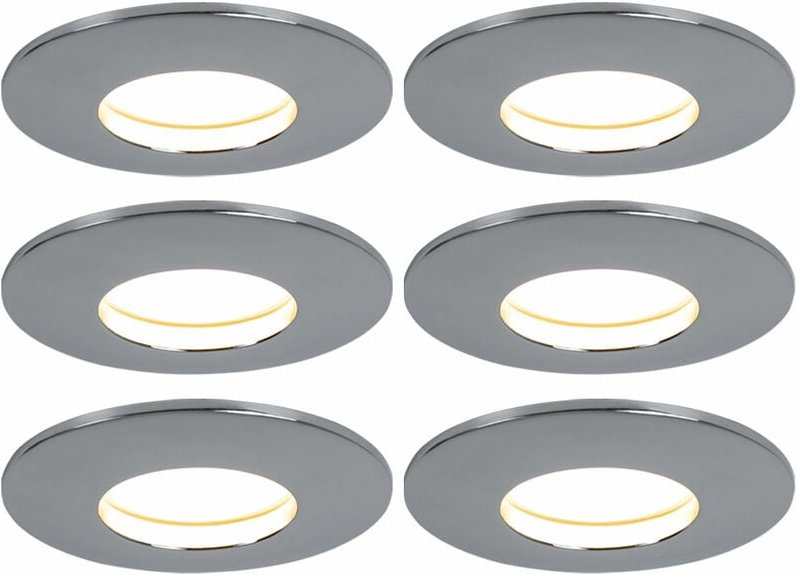 6er Set led Einbau Leuchte Decken Spot Strahler Wohn Zimmer Bad Beleuchtung Lampe