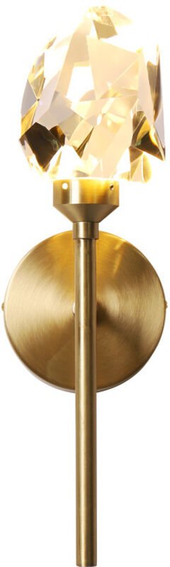 Einkopf-Kristall-Wandleuchte, Mini-Messing-Wandleuchten, Nachttisch-Wandleuchten, moderne LED-Wandleuchten