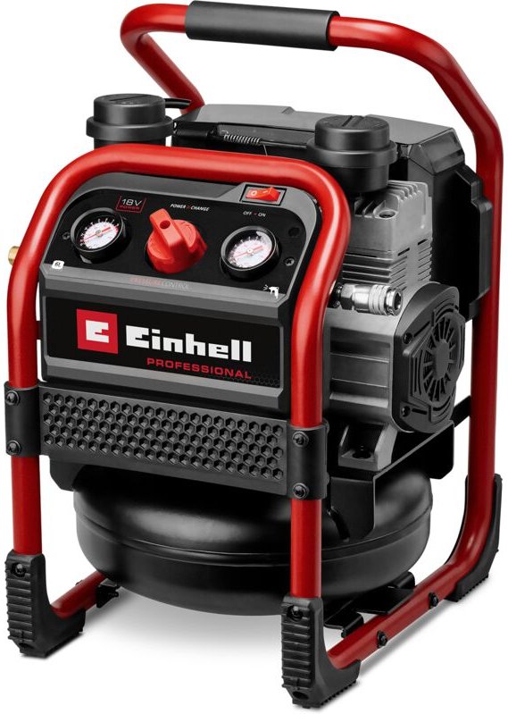Einhell - Professional Akku-Kompressor silenzzo 18/160 Power X-Change (18 v, max. 8 bar, 6 l Tank, 160 L/min Ansaugleist...