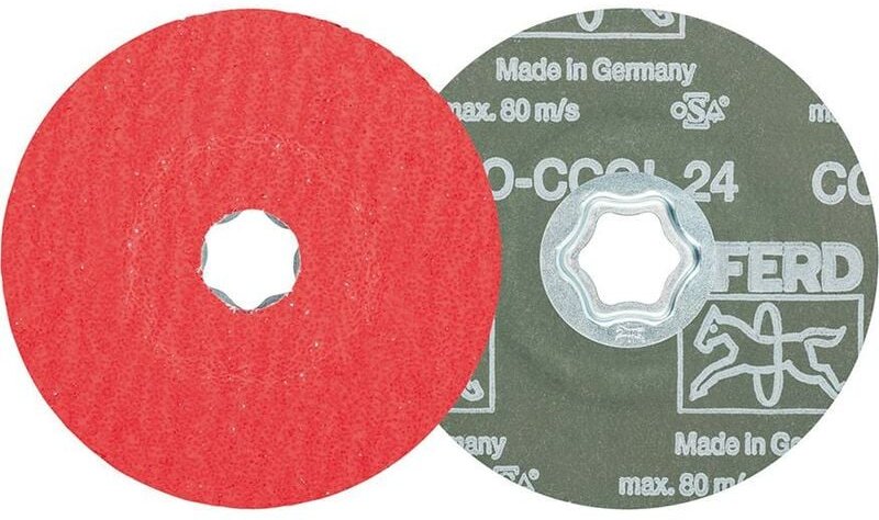 Fiberschleifscheibe cc-fsco-cool 125mm K24 Pferd