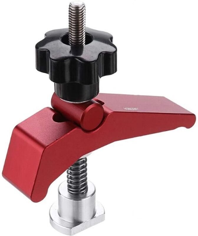 Schienenklemmensatz Aluminiumlegierung Schnellspanner T-Nut T-Klemmensatz Holzbearbeitungswerkzeuge (1 STK) - RWBricolag...