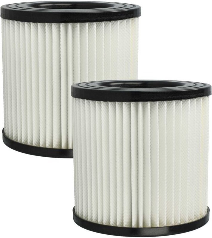 vhbw 2x Staubsaugerfilter kompatibel mit Stanley SXVC20XTE Staubsauger - HEPA-Filter Weiß