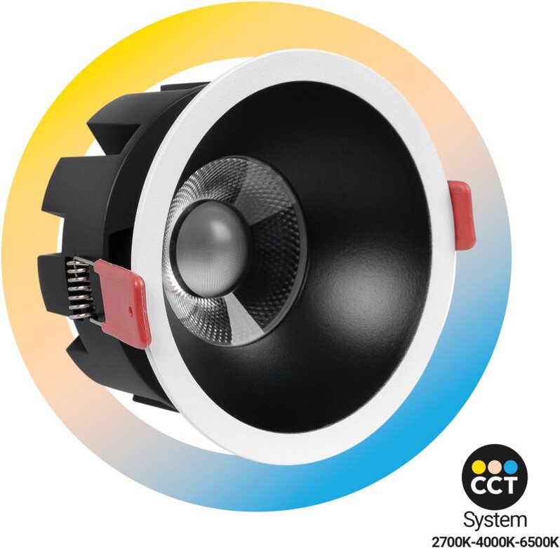 LED Einbaustrahler - 15W - CCT - OSRAM Chip - Ausschnitt Ø90mm