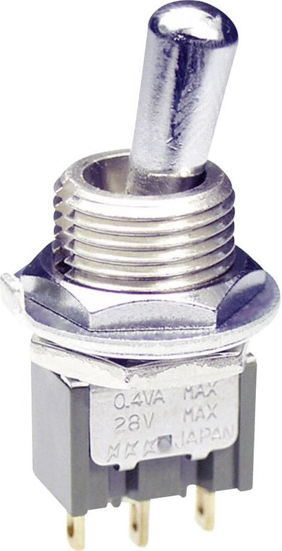 Nkk Switches - M2012LL4G01 M2012LL4G01 Kippschalter 28 v dc/ac 0.1 a 1 x Ein/Ein rastend 1 St.