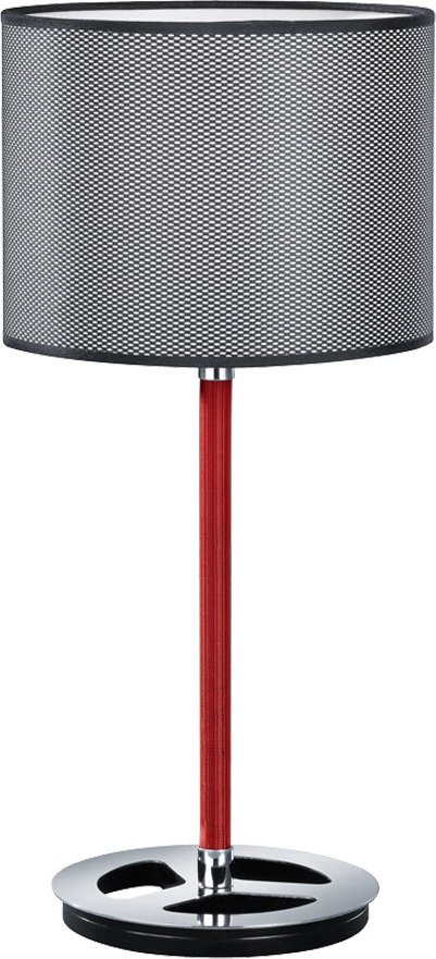 Design Chrom Tisch Leuchte Metall Kabel Schalter Beistell Lese Lampe E27 Beleuchtung Trio 503400106