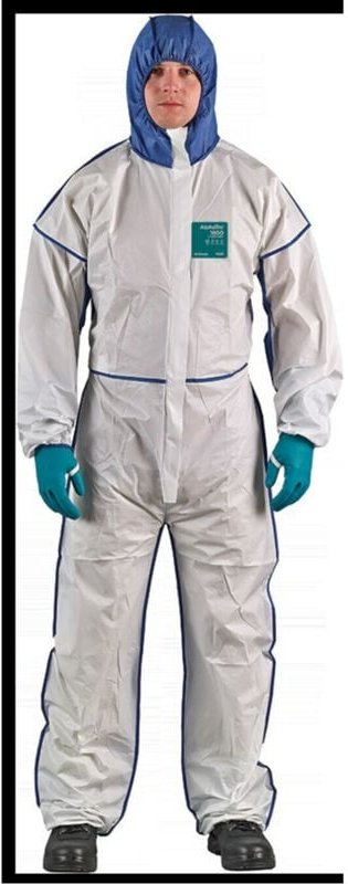 Schutzanzug 1800 wn cmf cvrl, Gr. m - Ansell