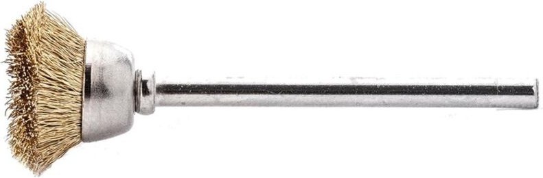 Miniatur-Topfbürste Messing gew. 18x0,1mm Lessmann