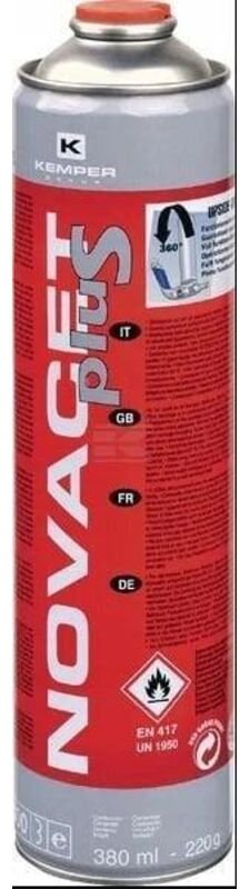 Gaspatrone kemper novacet durchsichtig 380 ml leicht