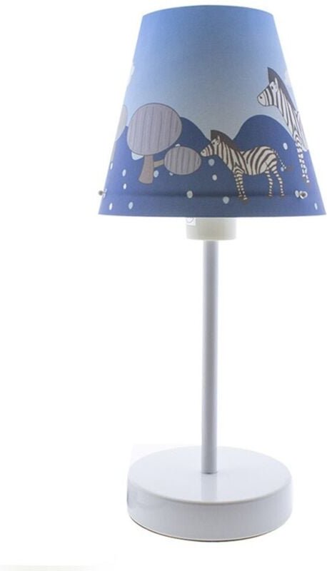 Cristalrecord - Blaue Noah-Tischlampe für Kinder