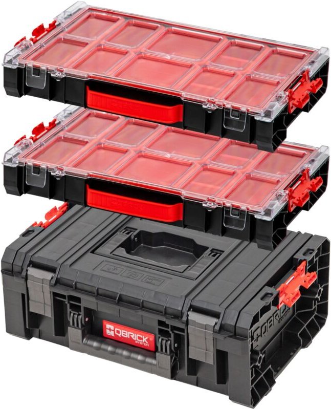 Werkzeugkasten Set pro Technician Case 2.0 450 x 332 x 171 mm 12 l IP54 + 2x pro 100 Organizer 452 x 296 x 79 mm 5 l IP5...