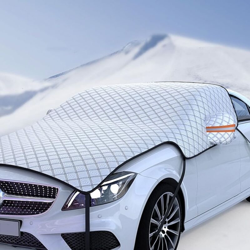 Jusch - Frostschutzfolien, verdickte Windschutzscheiben- und Motorhaubenschutzabdeckungen