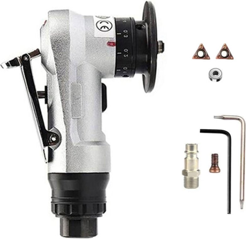 Smussatrice pneumatica, utensile per smussatura per falegnami, smerigliatrice portatile per metallo, legno e acrilico, m...