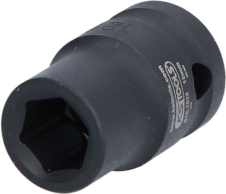 1/2' Sechskant-Kraft-Stecknuss, kurz, 12mm