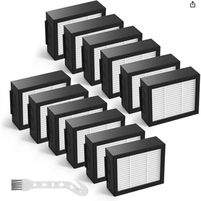 Extrem langlebiger HEPA-Ersatzfilter 4639161 Roomba für iRobot Roomba e, i, j Serie E5 5150, E6 6198, i3 3150, i3+ 3550,...