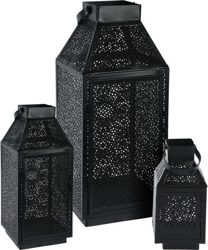 Home Styling - Laternen 3er-Set, verschiedene Größen