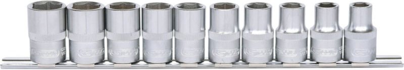 1/2" Sechskant-Stecknuss-Satz,10-tlg 10-19mm