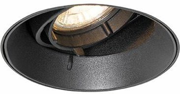 Moderner Einbaustrahler schwarz GU10 rund randlos - Oneon