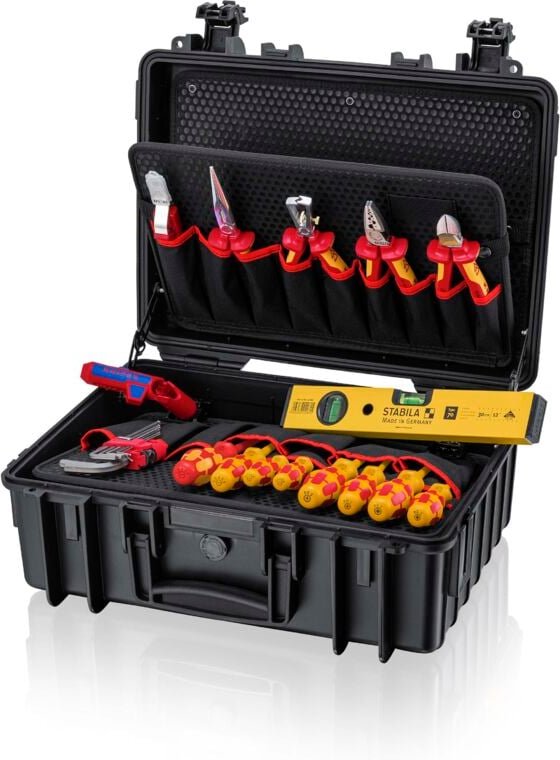 Knipex - Werkzeugkoffer "Robust23 Start Elektro 24-tlg.